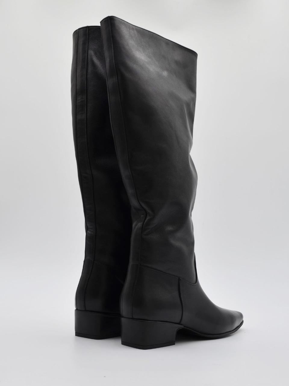 stivale  tacco h 30mm 7847 NERO ATTIMO 