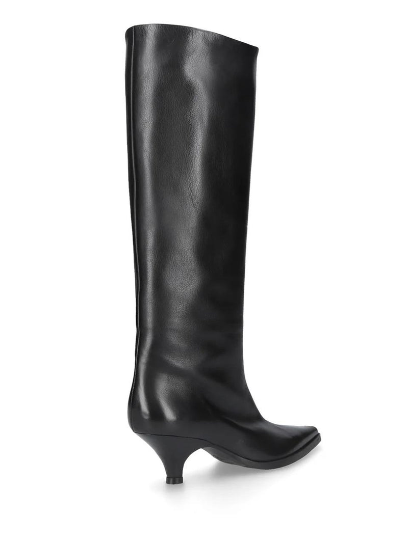 stivale a tubo tacco h 40mm E4301 NERO ELENA IACHI 