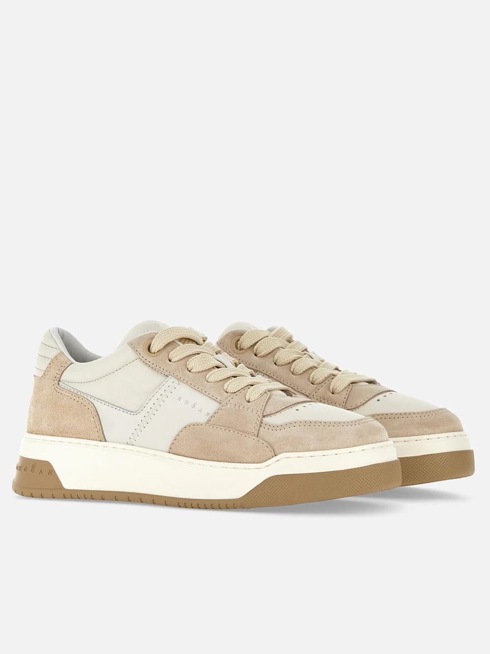 sneakers skate HXM6670FQ00U6502IK BIANCO BEIGE HOGAN 
