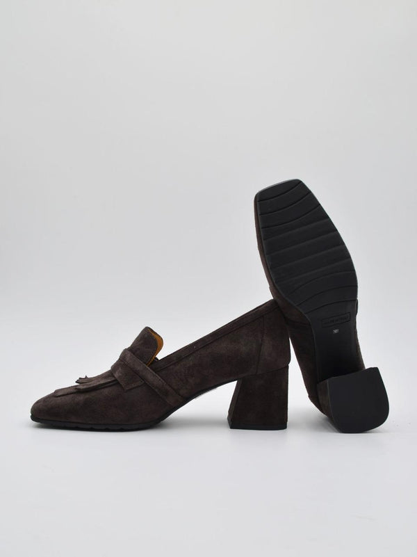 mocassino con frangia e fibbia tacco h 50mm V441 TDM MARA BINI 