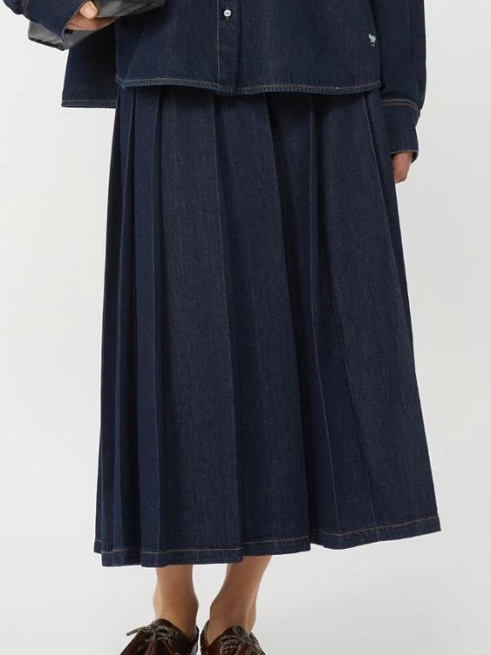 gonna denim plisse OVALE 1 WEEKEND  by Max Mara 