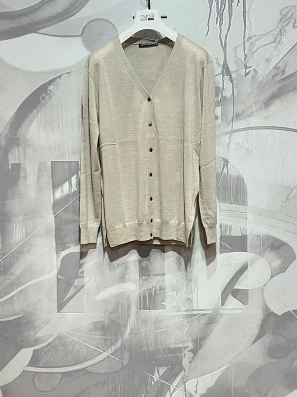 cardigan merinos con spacchi COLLEGE B DEPARTMENT FIVE 