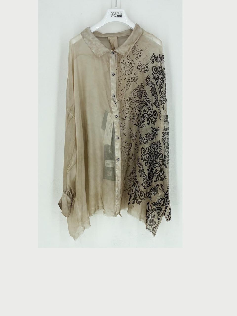 camicia roxy S296 STARFISH SANCTA MUERTE 