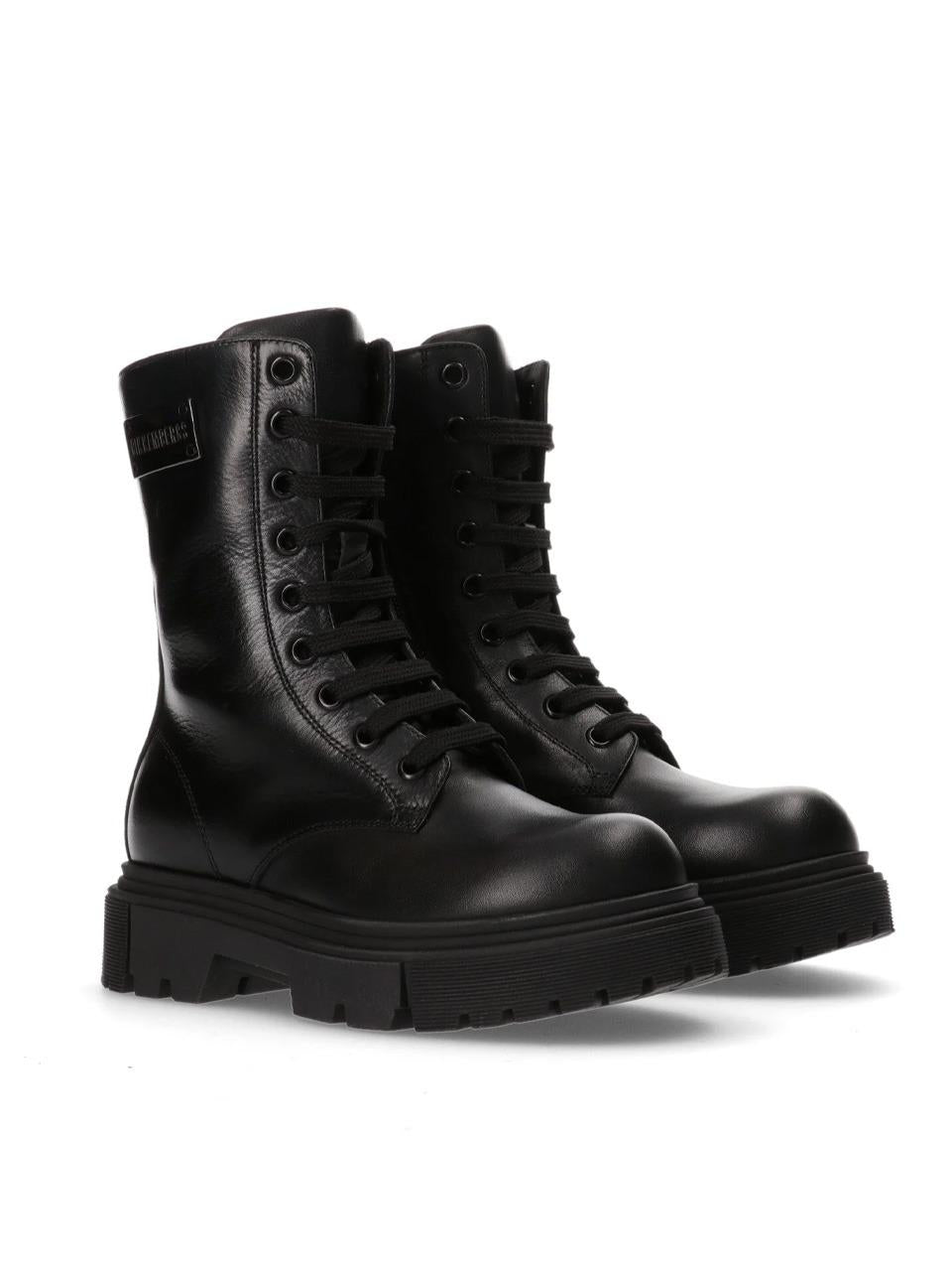 anfibio fondo alto 4KA521590 NERO BIKKEMBERGS 