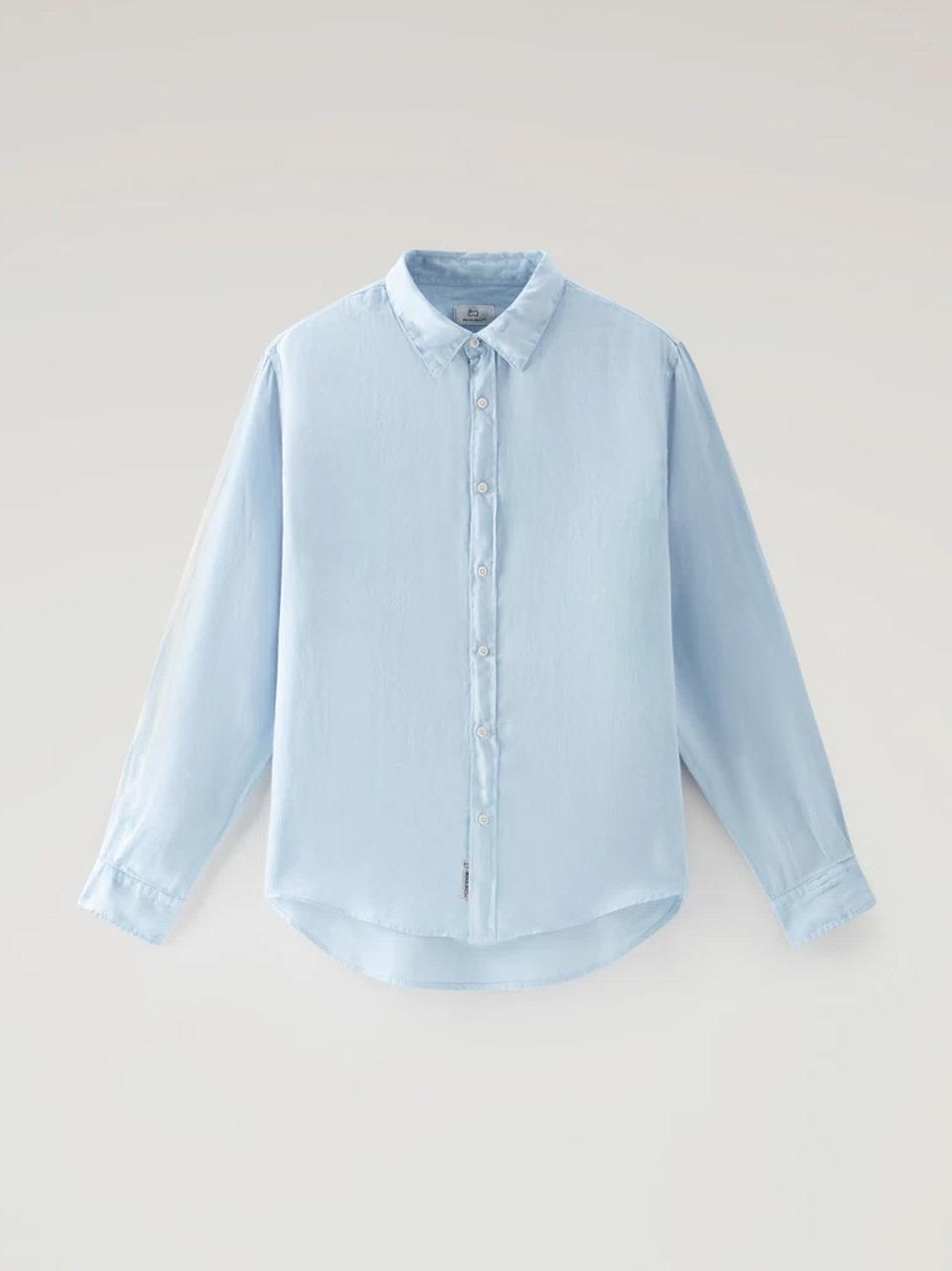 camicia in lino CFWOSI0113MRUT3372 UT3372 I WOOLRICH 