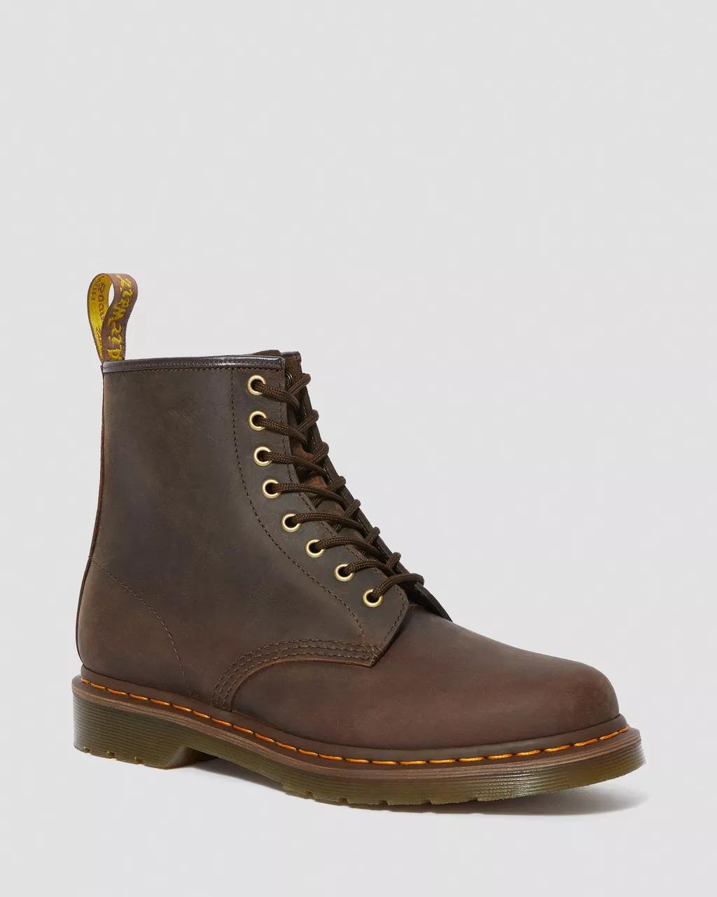 8 fori crazy horse 146011822203 CRAZY HORSE DARK BROWN Dr Martens 