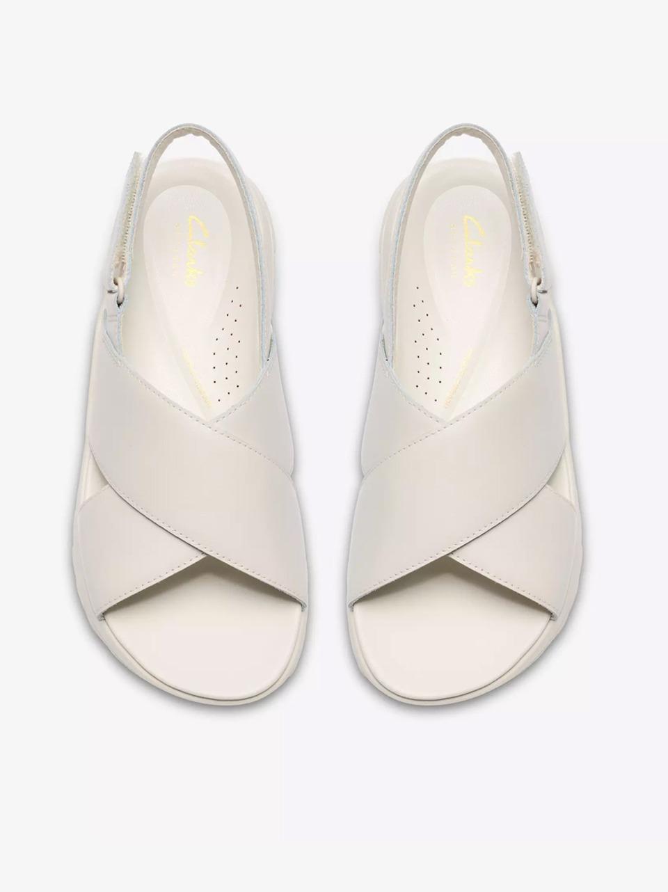 sandalo con suola sneakers DAS LITE WHIS WHITE Clarks 