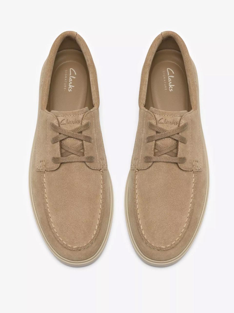 derdy barca LOCKFORD BOOAT DARK SAND Clarks 