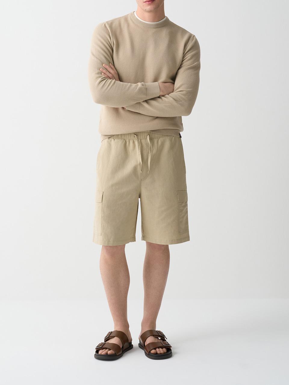 bermuda cargo lino cotone 0800 711 COLMAR 