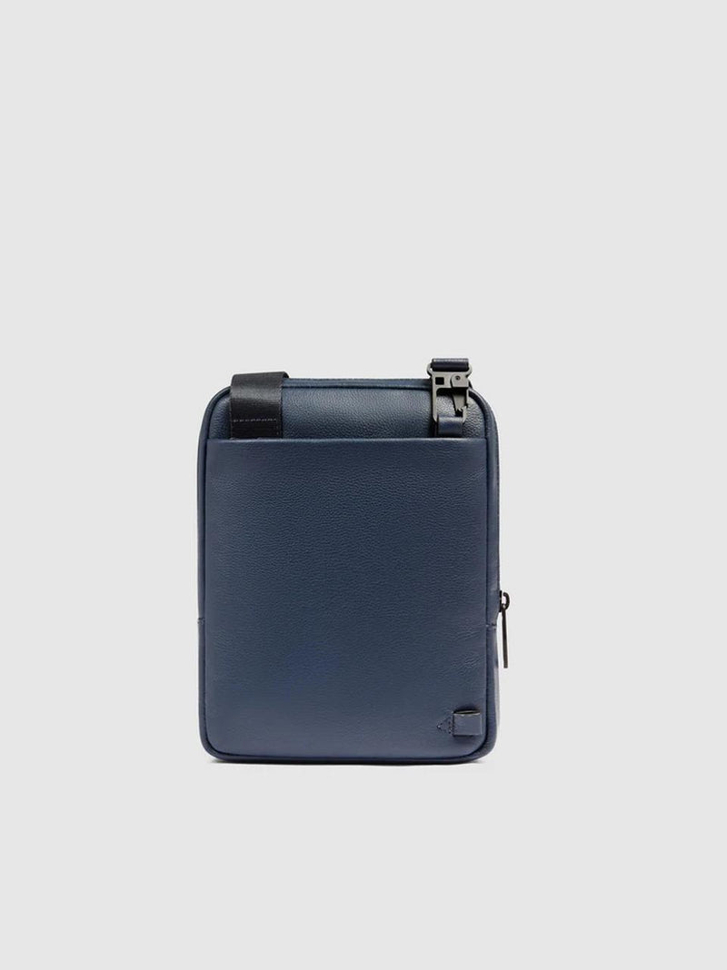 tracolla zip verticale piccola CA3084W137 BLU PIQUADRO 