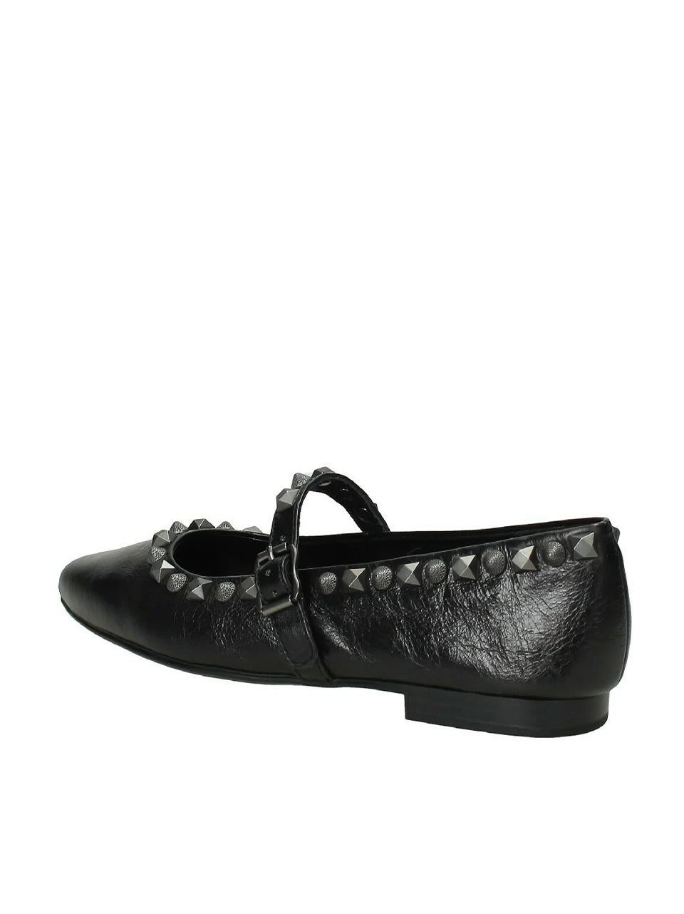 ballerina borchiata BEATNIK02 NERO ASH 