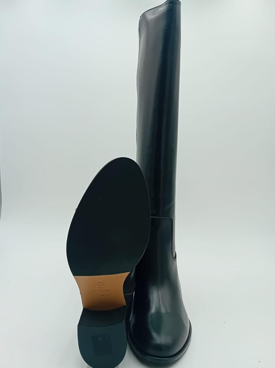 stivale a tubotacco h 50mm con accessorio 4041 NERO VIA ROMA 15 