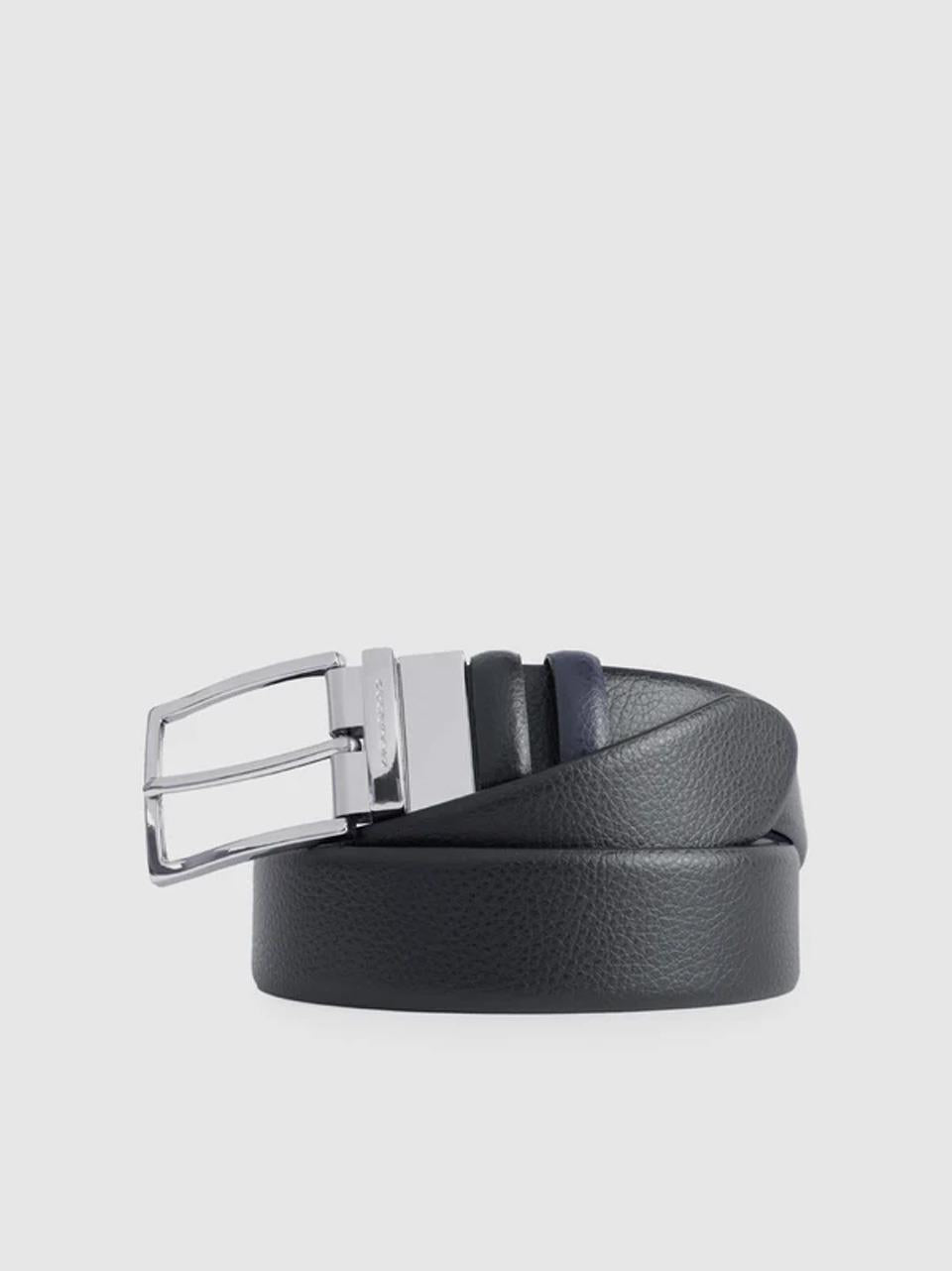 cintura reversibile CU4209 N\BLU PIQUADRO 
