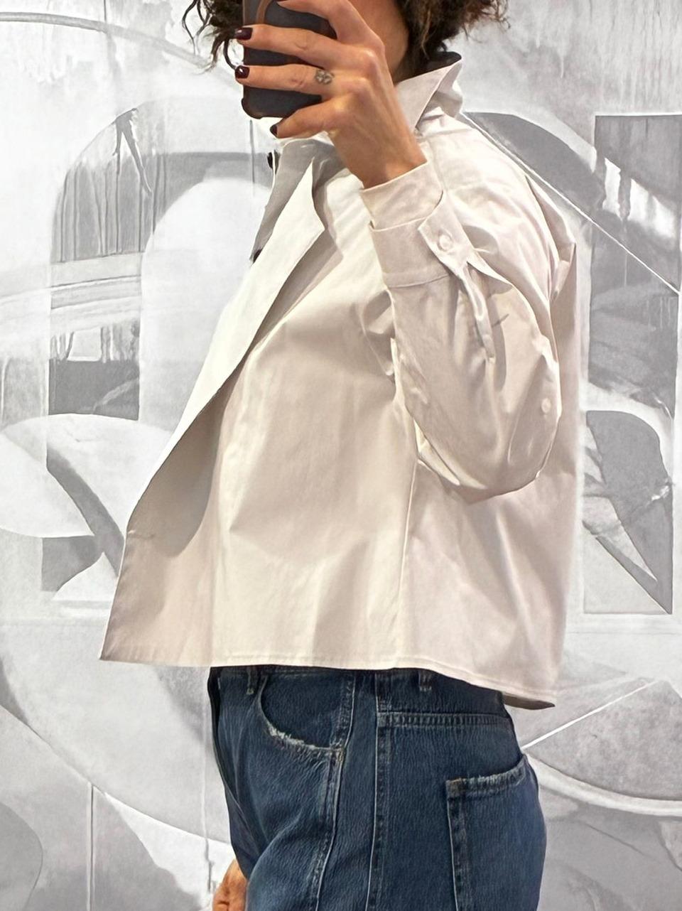 camicia giacchina reveres F6J26 L LIviana conti 