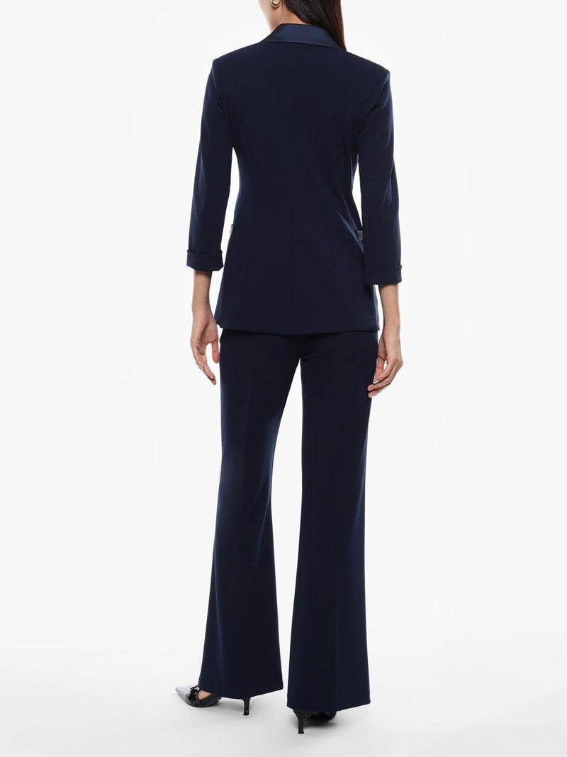giacca crepe JU25 BLU SELECTED 
