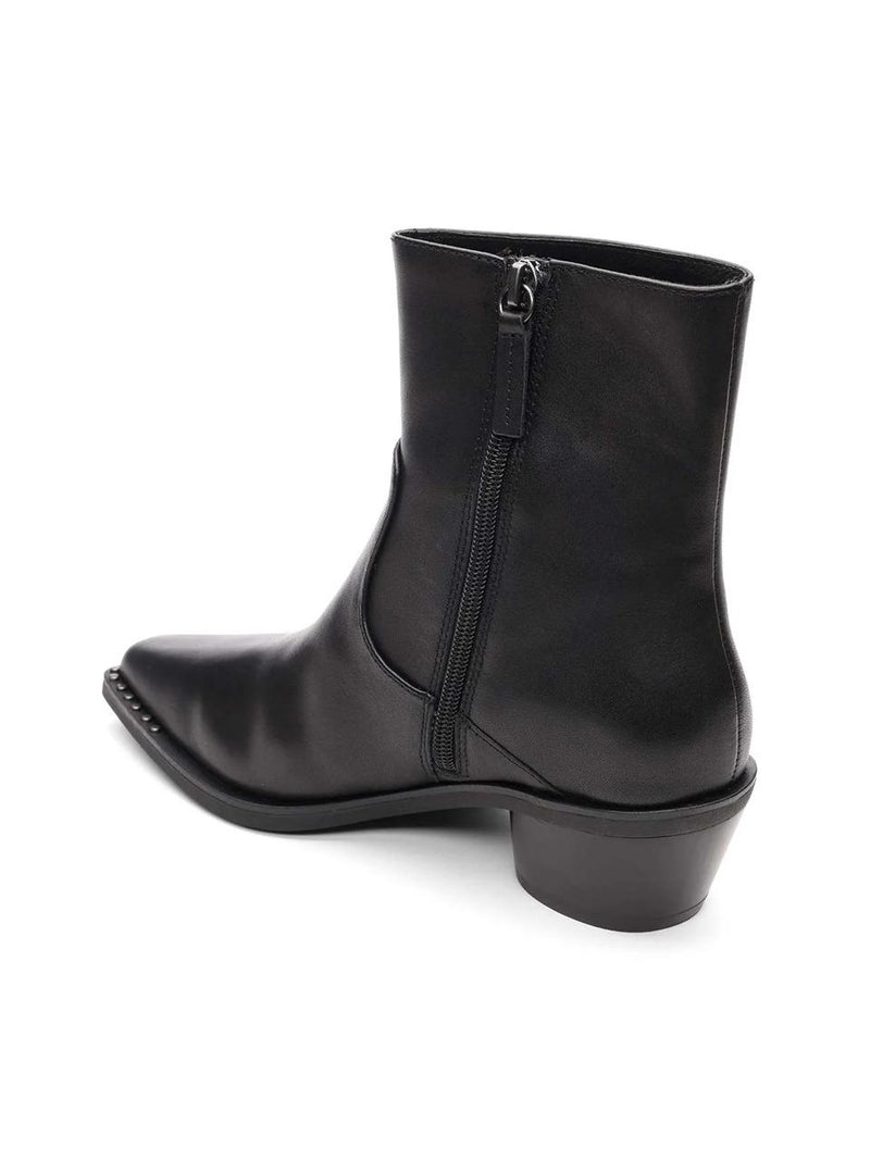 stivaletto tex con borchiette HASLEY COMBOA NERO ASH 