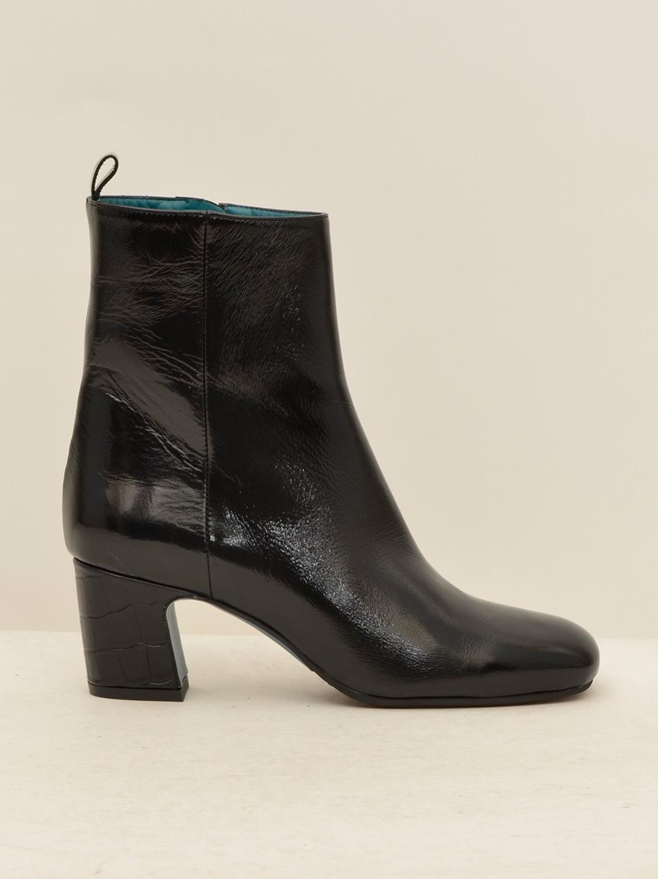 stivaletto con zip tacco h 59 mm MANUELA NERO ALESSANDRO DELAIA 