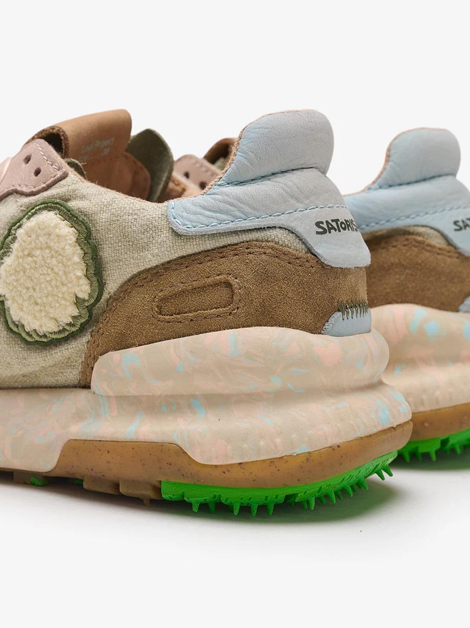 sneakers chacrona linen CHACRONA LINEN URBANITE GREEN SATORISAN 