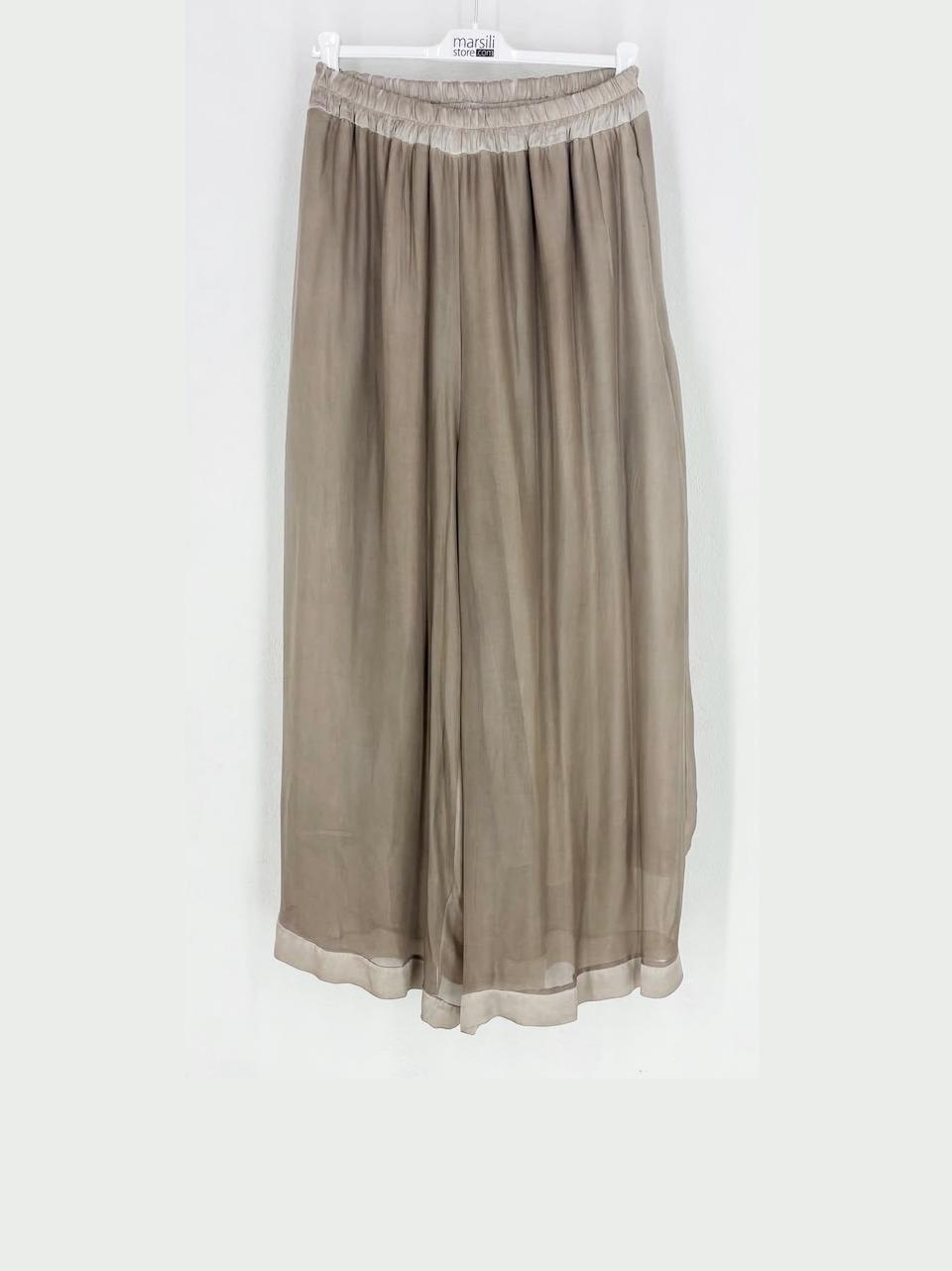 pantalone palazzo S281 SAND SANCTA MUERTE 