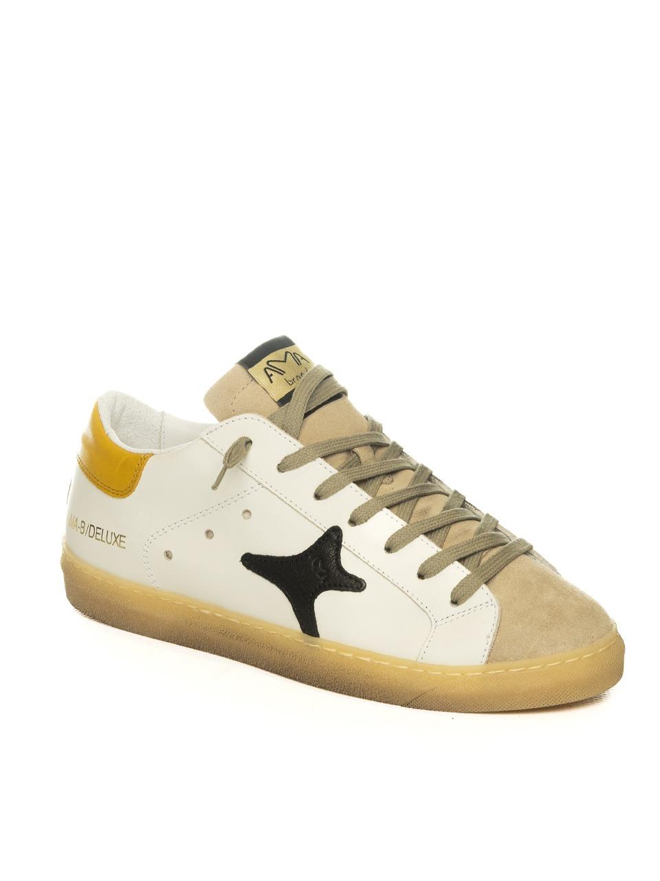 sneakers 4024 BIANCO SABBIA AMA brand 
