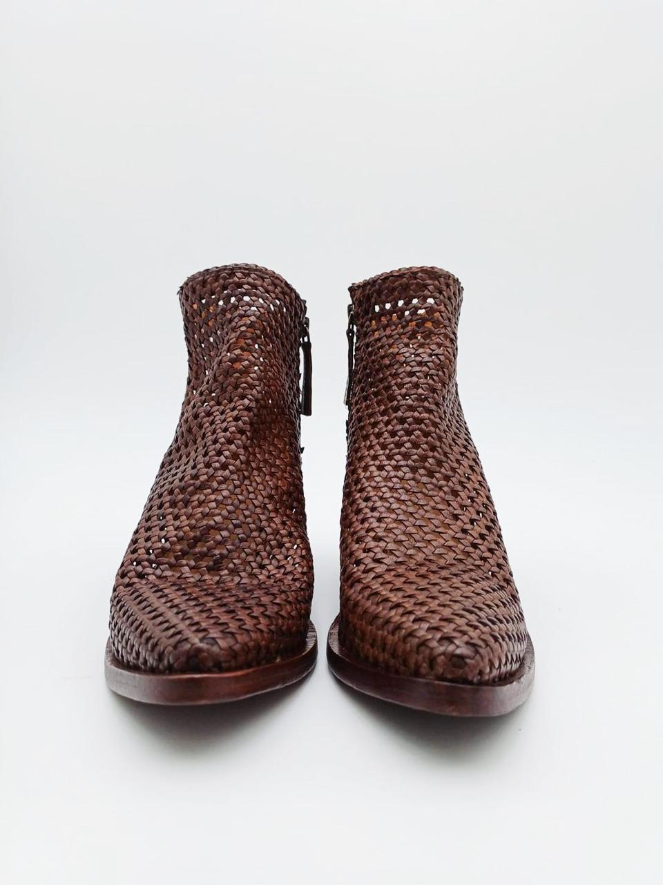 stiavetto texano intrecciato 261-303-19 MARRONE ZOLFO 