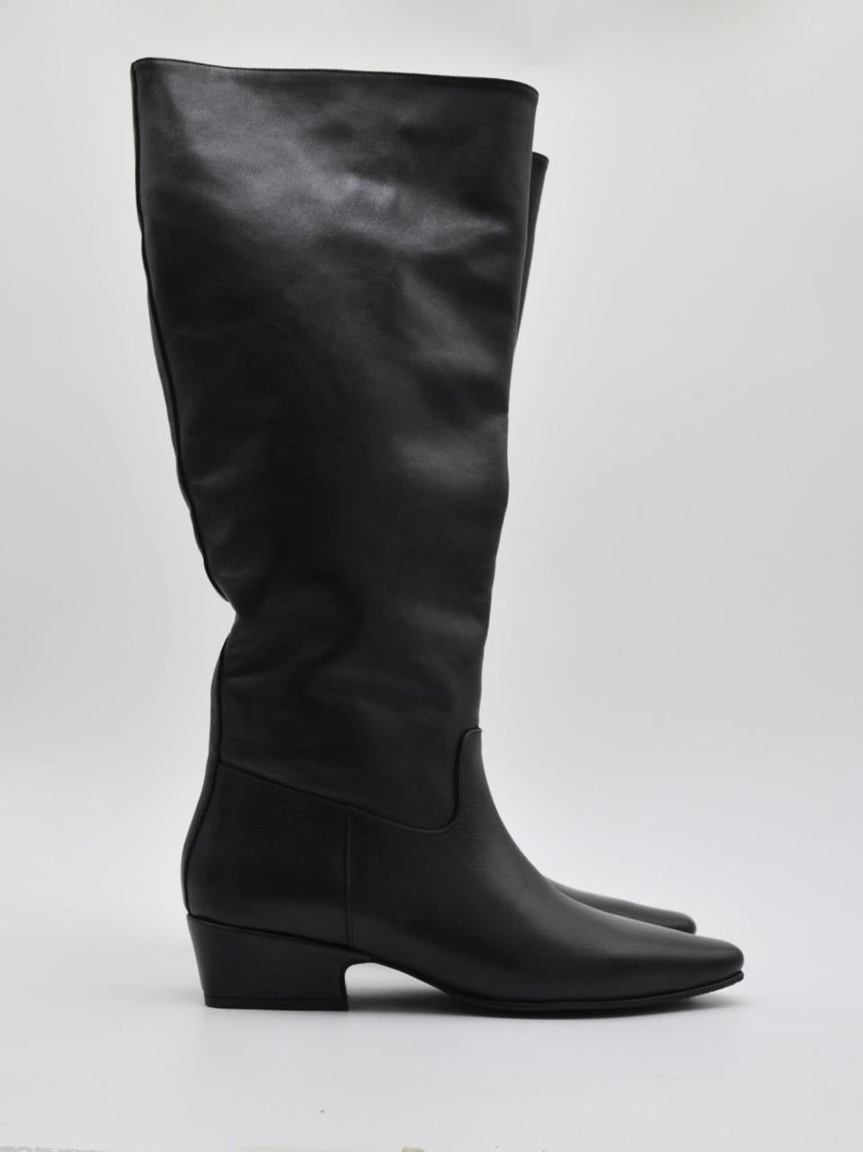 stivale  tacco h 30mm 7847 NERO ATTIMO 