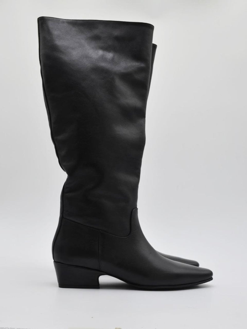 stivale  tacco h 30mm 7847 NERO ATTIMO 