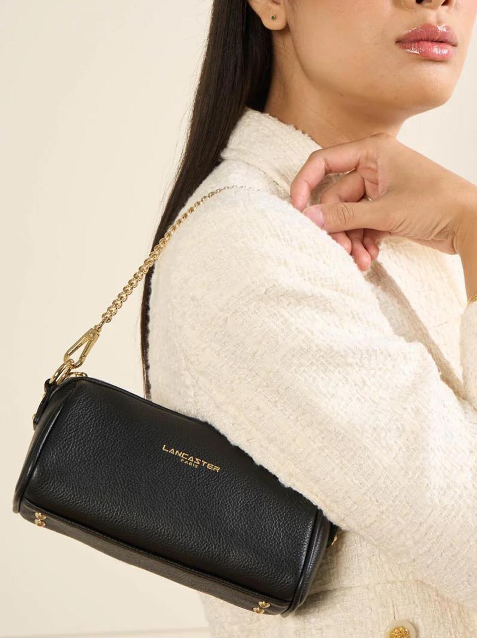 borsa mini bauletto con tracolla 547-100 NERO LANCASTER 
