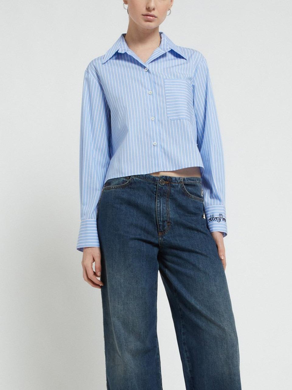 camicia righe BC5158 C ottod'ame 