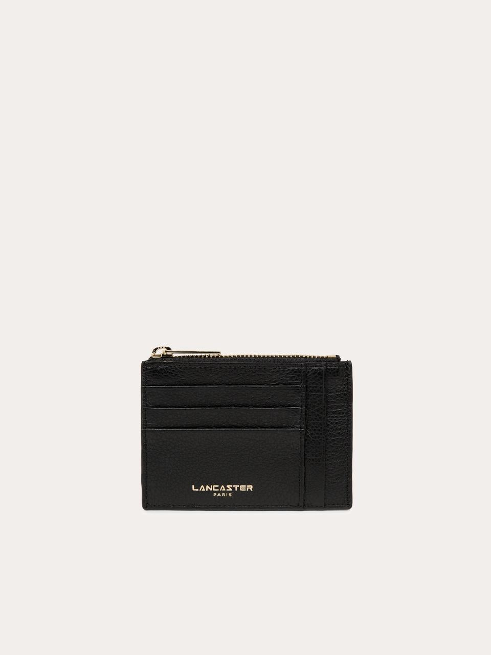 portafogli\ portacarte con zip 12922 NERO LANCASTER 
