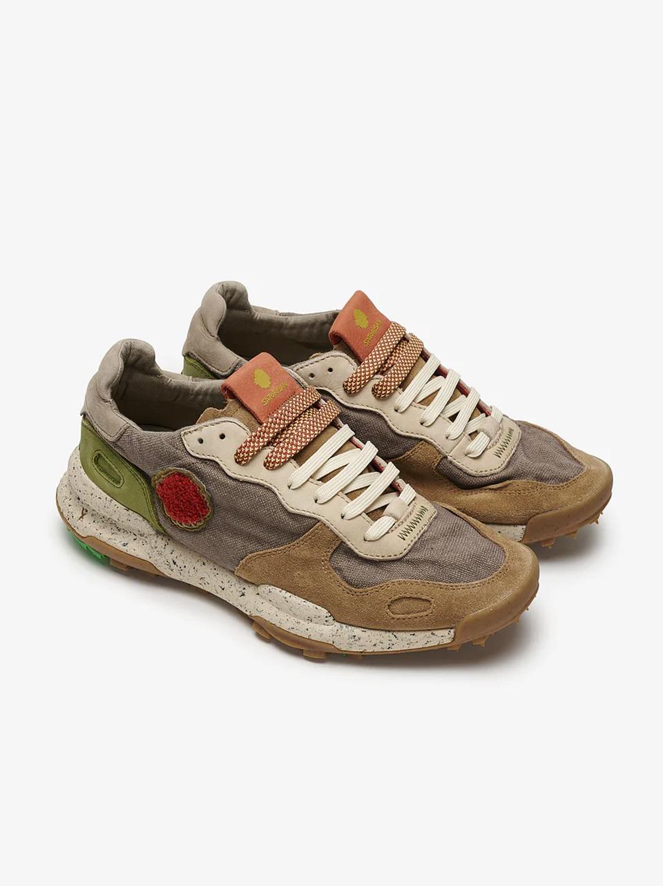 sneakers chacrona linen CHACRONA LINEN. FADED CHESNUT SATORISAN 