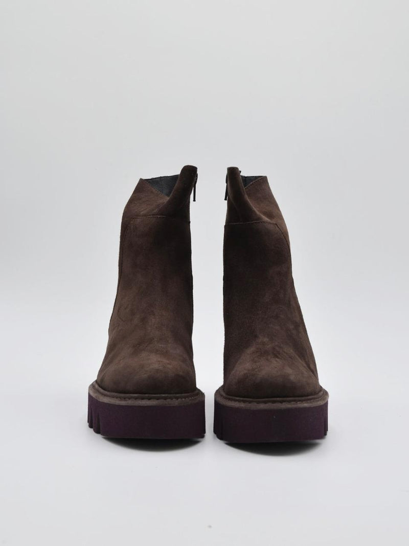 stivaletto con zip 125172 BROWN MICHAEL DASS 