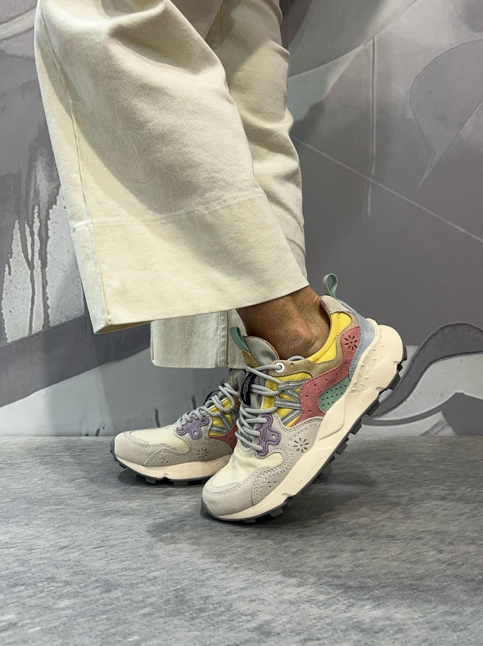 sneakers yamano3 YAMANO32M10 GHIACCIO LIME FLOWER MOUNTAIN 
