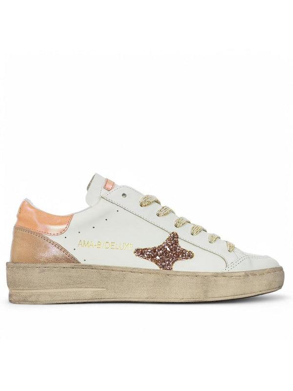 sneakers slam 4040 AVORIO SALMONE AMA brand 