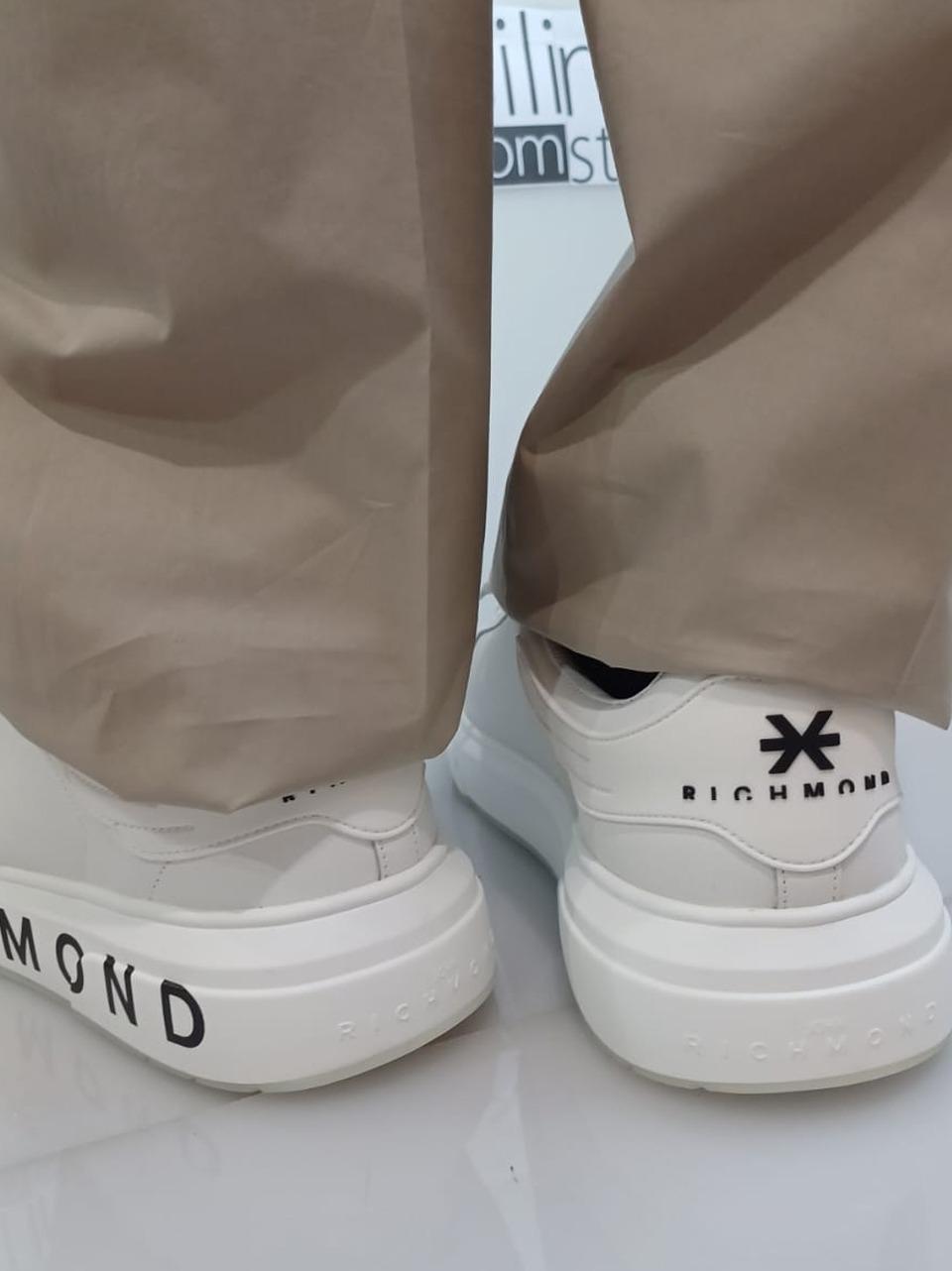 sneakers suola parlata 27 302 CP BIANCO RICHMOND X 