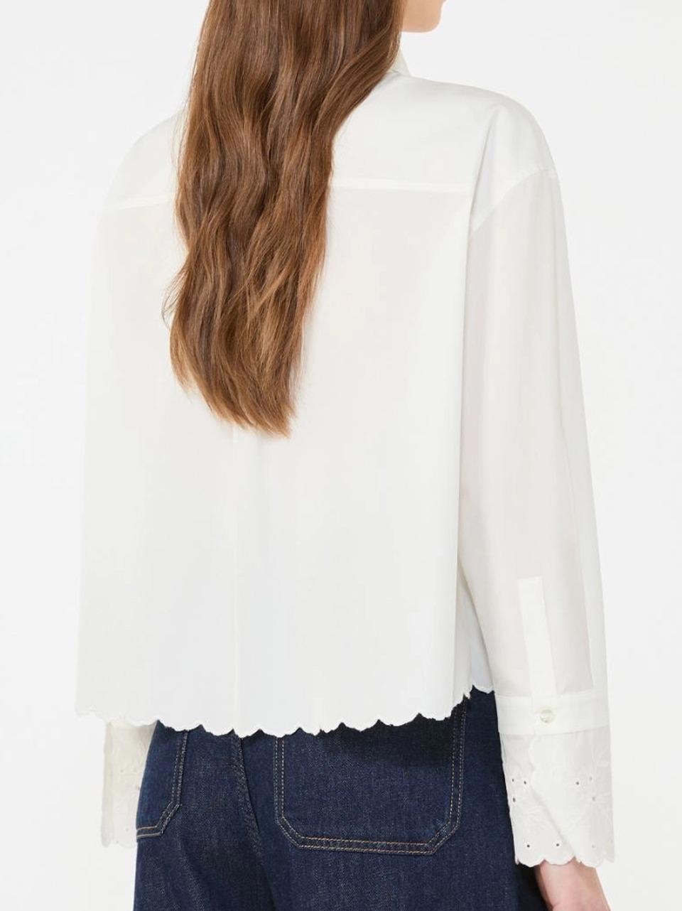 camicia profilo san gallo NEUTRO 01 WEEKEND  by Max Mara 