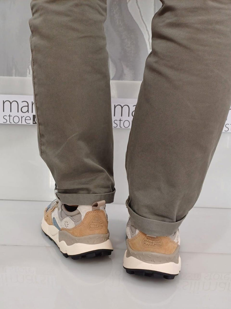 sneakers yamano 3 YAMANO31B97 GRIGIO SABBIA FLOWER MOUNTAIN 