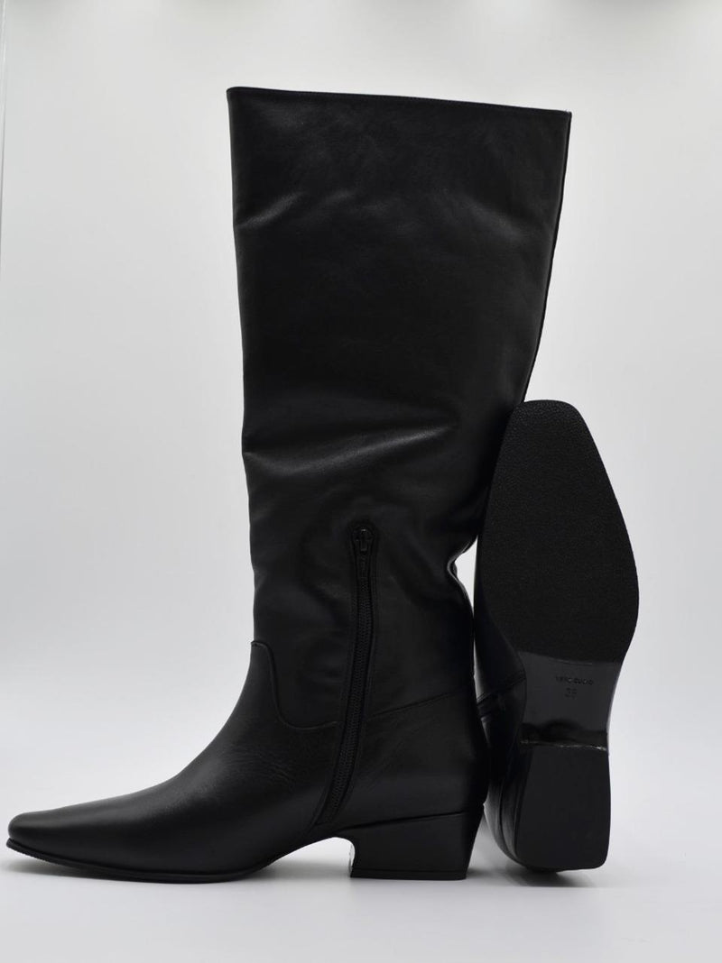 stivale  tacco h 30mm 7847 NERO ATTIMO 