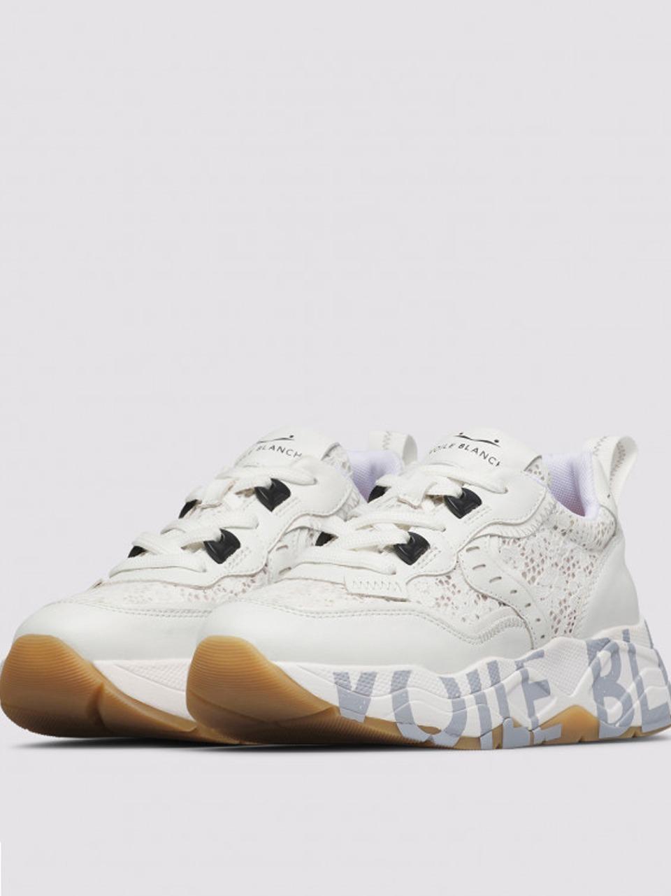 sneakers club 105 con  pizzo CLUB 105 001-2017475 0M07 WHITE VOILE BLANCHE 