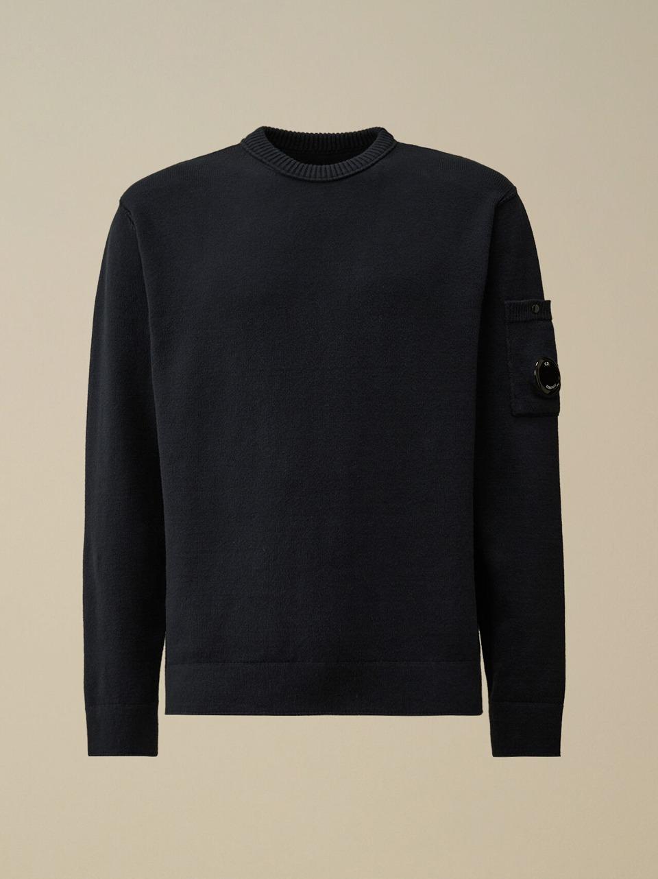 maglia cotone nylon stretch KN238A 110432A BL C.P COMPANY 