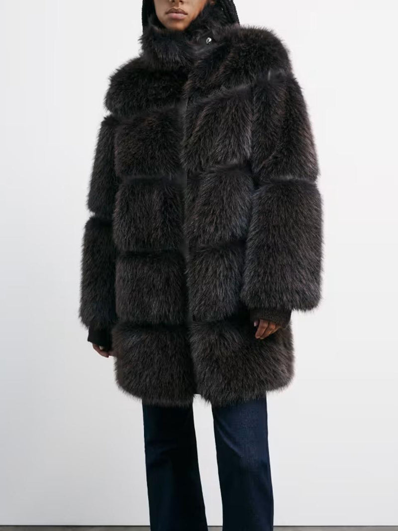 ecopelliccia mid 2O0175 CHOCOLATE Patrizia pepe 