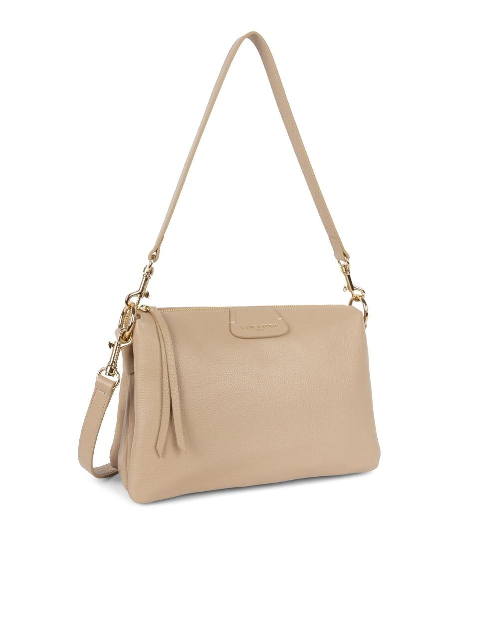 borsa 3 soffietti grande 529-74 BEIGE LANCASTER 